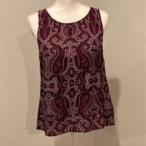 Ella Moss Paisley flowy tank top